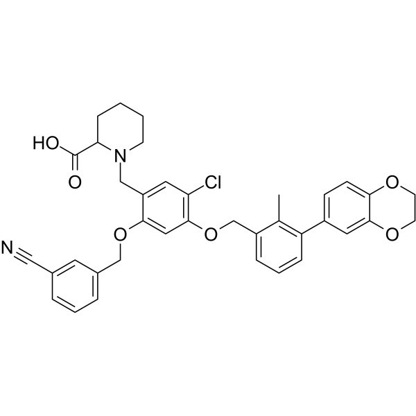 BMS-1166-N-piperidine-COOH Nimewo CAS:2447066-00-2