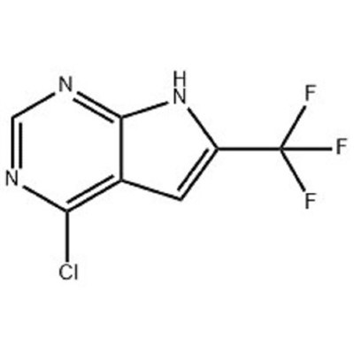 4-kloro-6-(trifluorometil)-7H-pyrrolo[2,3-d]pirimidin No CAS: 1830312-37-2