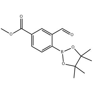 Asid benzoik, 3-formil-4-(4,4,5,5-tetramethyl-1,3,2-dioxaborolan-2-il)-, Methyl Ester CAS No: 2271348-22-0
