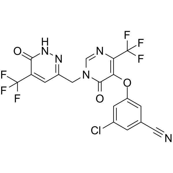 Ulonivirine (Sinonim: MK-8507) Nimewo CAS: 1591823-76-5